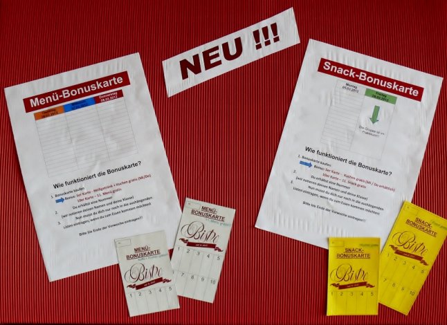 Bonuskarten des Staatlichen Beruflichen Schulzentrums Bayreuth
