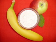 Apfel-Bananen-Milch